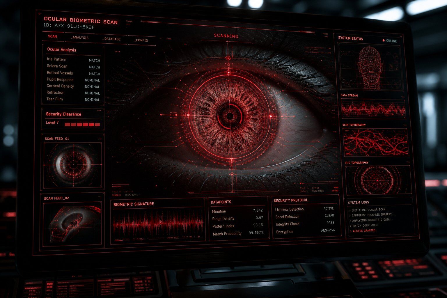Synthetic Iris Detail 2