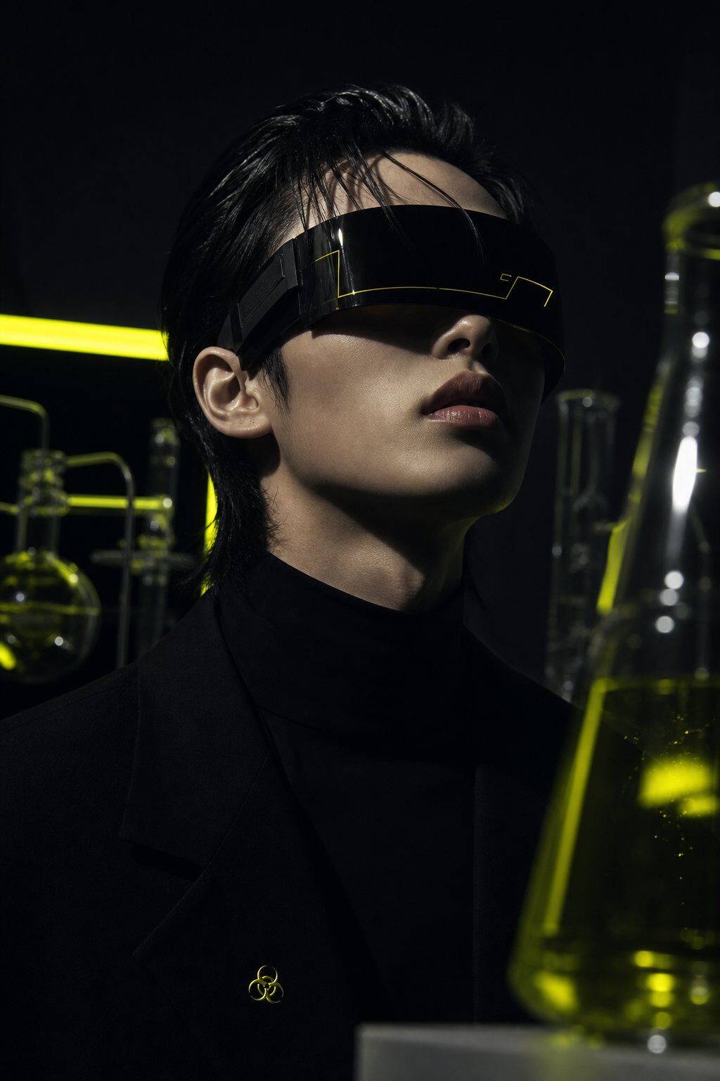 High fashion sci-fi visor